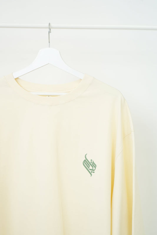T-shirt QIYYAM oversize - beige écru - 100% coton
