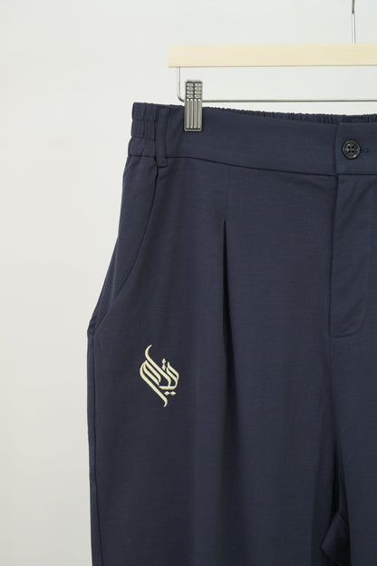 Sarouel QIYYAM - bleu nuit - 100% coton