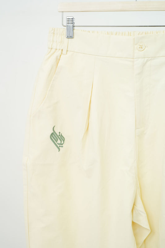 Sarouel QIYYAM - beige écru - coton mélangé